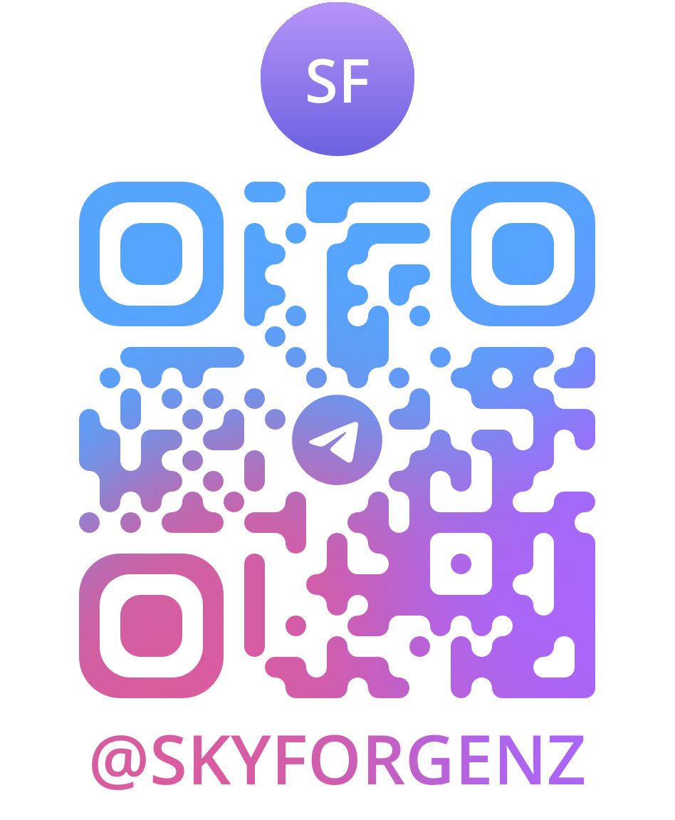 Telegram 二维码 @skyforgenz
